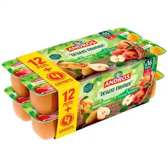 Carrefour Andros desserts fruitiers offre