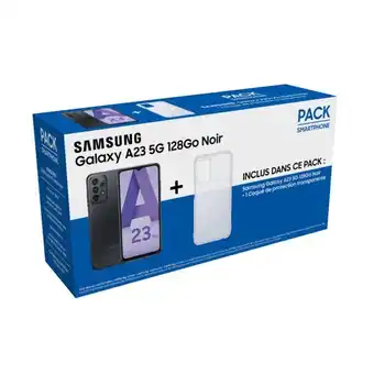 Carrefour Samsung pack smartphone galaxy a23 + coque offre