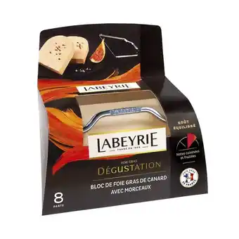 Carrefour Labeyrie bloc de foie gras de canard avec morceaux offre