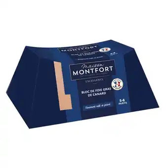 Carrefour Maison montfort bloc de foie gras de canard excellence offre