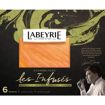 Carrefour Labeyrie saumon fumé les infusés offre