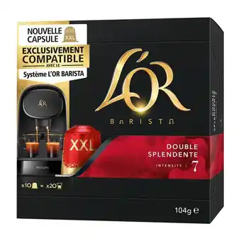 Carrefour L'or barista capsules de café xxl offre