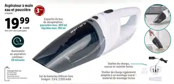 Lidl Aspirateur À Main Eau Et Poussière offre