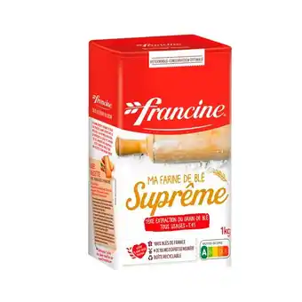 Carrefour Francine farine de blé suprême offre
