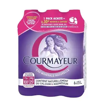 Carrefour Courmayeur eau minérale naturelle offre