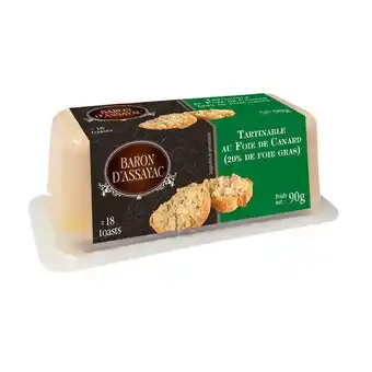 Carrefour Market Baron d'assayac tartinable au foie de canard offre