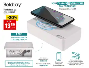 Lidl Stérilisateur UV Avec Chargeur offre