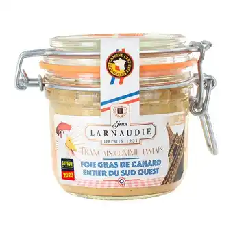 Carrefour Market Jean larnaudie foie gras de canard entier du sud ouest offre