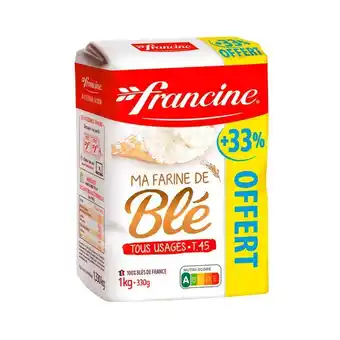 Carrefour Market Francine farine de blé tous usages offre