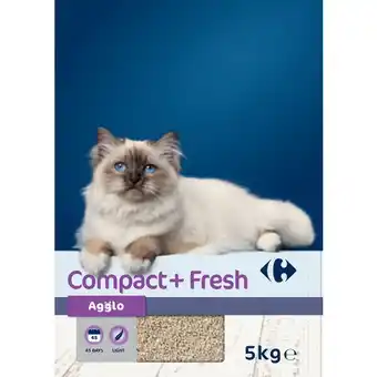 Carrefour Market Carrefour litière agglomérante compact fresh + offre