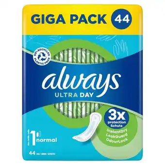 Carrefour Market Always serviettes giga pack offre
