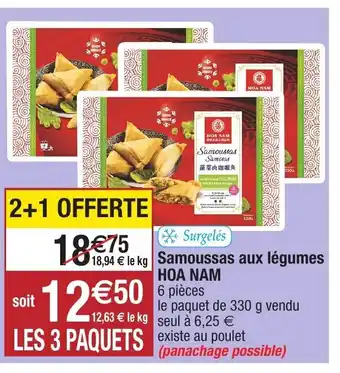 Migros Samoussas aux légumes hoa nam offre