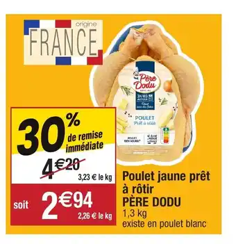 Migros Poulet jaune prêt à rôtir père dodu offre