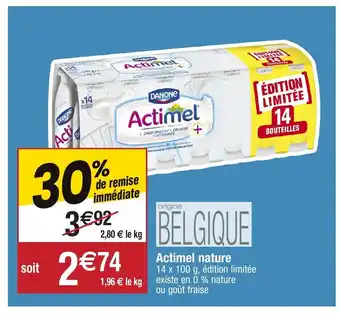 Migros Actimel nature offre