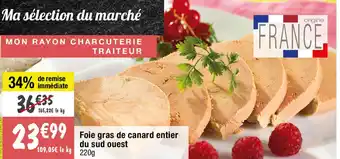 Foie gras de canard entier du sud ouest