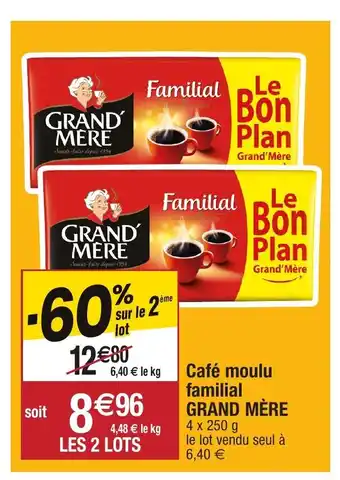 Migros Café moulu familial grand mère offre