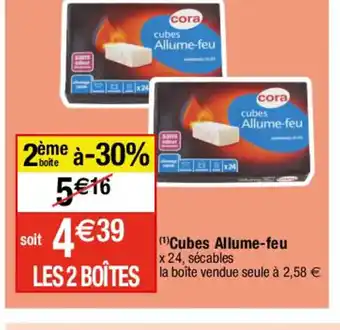 )Cubes Allume-feu