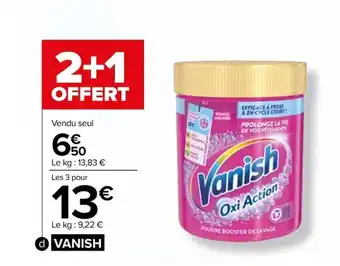 Carrefour Detachant oxi action vanish offre