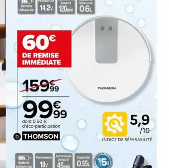 Carrefour Aspirateur robot offre