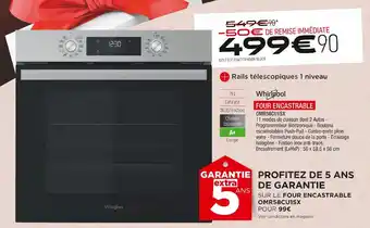 Extra Whirlpool four encastrable offre