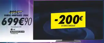 Lg téléviseur led 4k