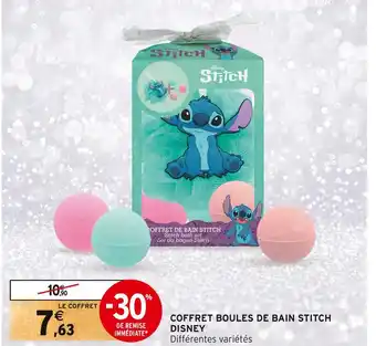Disney coffret boules de bain stitch