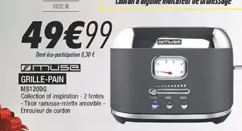 Blanc Brun Muse grille-pain offre