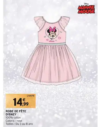 Intermarché Disney robe de fête offre