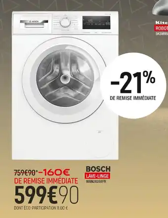 Extra Bosch lave-linge offre