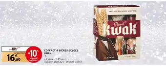 Kwak coffret 4 bières belges