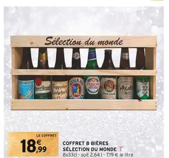 Intermarché Coffret 8 bières sélection du monde offre