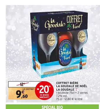 Intermarché La goudale coffret bière la goudale de noël offre