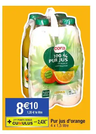 Migros Pur jus d'orange offre