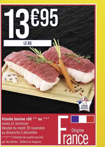 Casino Supermarchés Viande bovine rôti offre