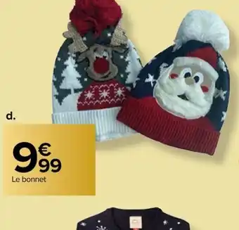 Carrefour Bonnet de noel adulte offre
