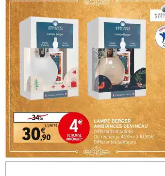 Intermarché Lampe berger lampe berger ambiances devineau offre