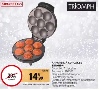 Triomph appareil à cupcakes