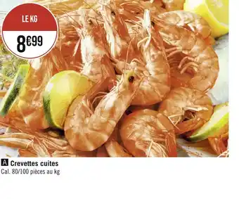 Casino Supermarchés Crevettes cuites offre