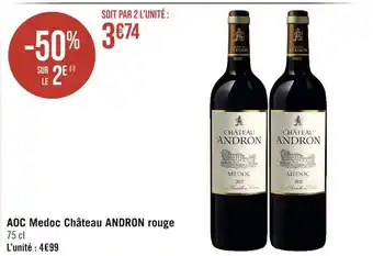 Château andron aoc medoc rouge