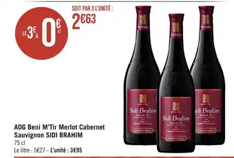 Aog beni m’tir merlot cabernet sauvignon sidi brahim