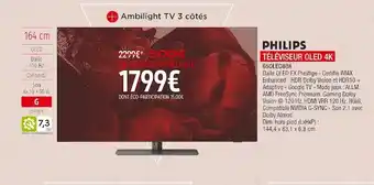 Extra Philips téléviseur oled 4k offre