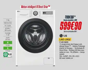 Proxi Confort Lg lave-linge offre