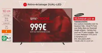 Extra Samsung téléviseur led 4k offre