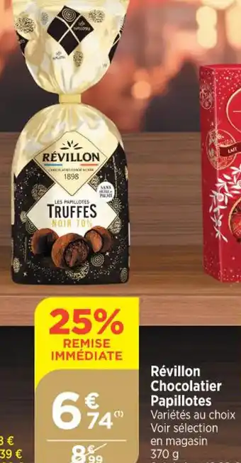 Bi1 Révillon Chocolatier Papillotes offre