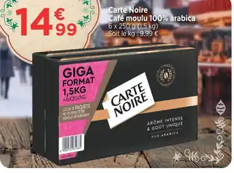 Bi1 Café moulu 100% arabica offre