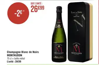 Montaudon champagne blanc de noirs