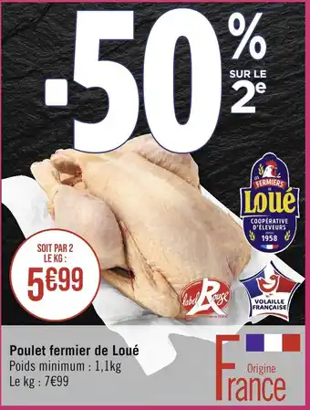 Casino Supermarchés Loué poulet fermier de loué offre