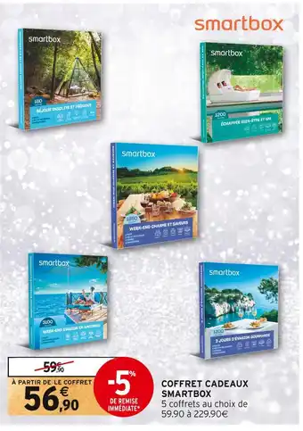 Intermarché Smartbox coffret cadeaux offre