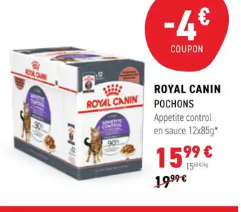 Tom&Co ROYAL CANIN POCHONS offre