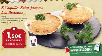8 Coquilles Saint-Jacques
